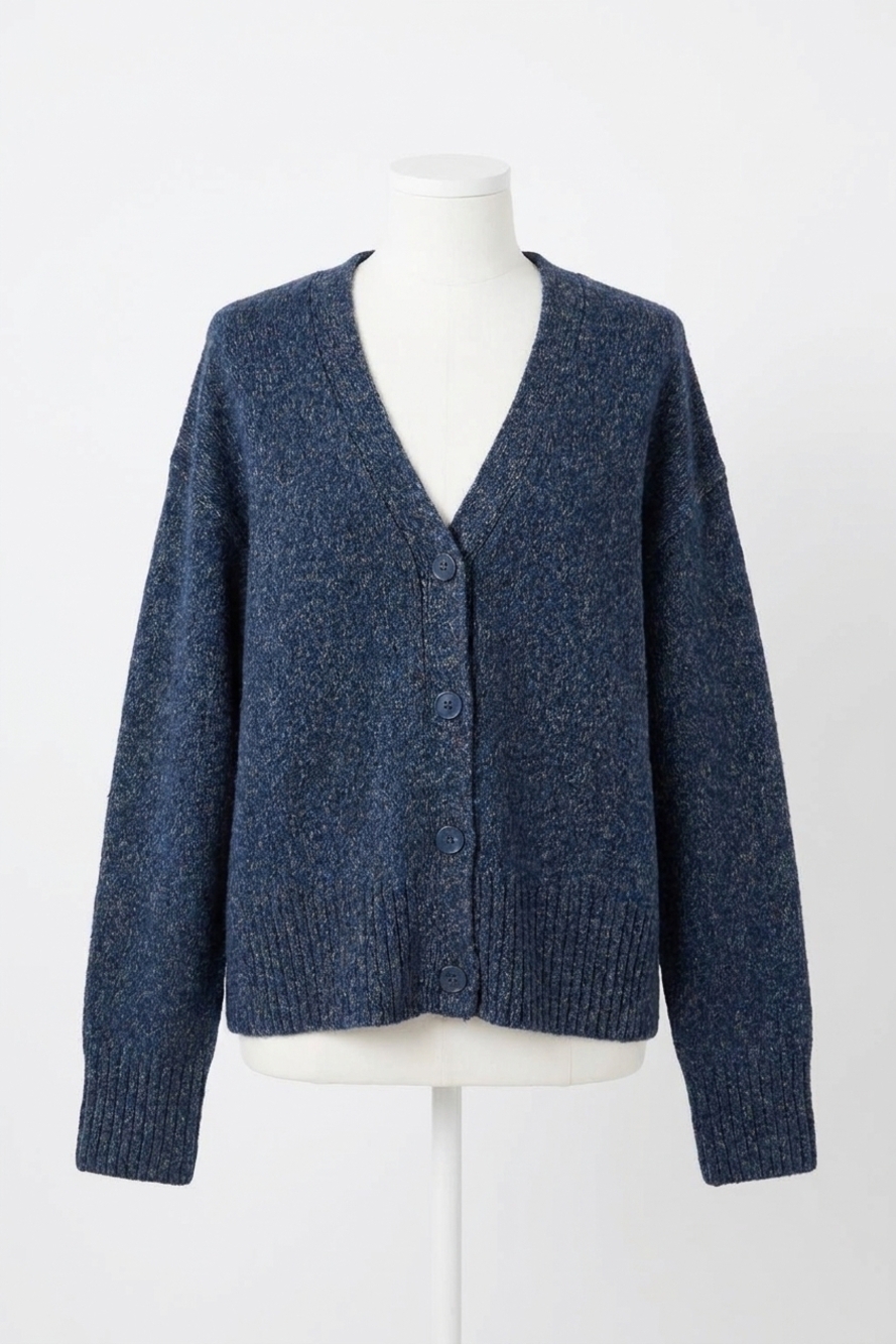 NEW KULE women's cashmere raffa in navy/mari